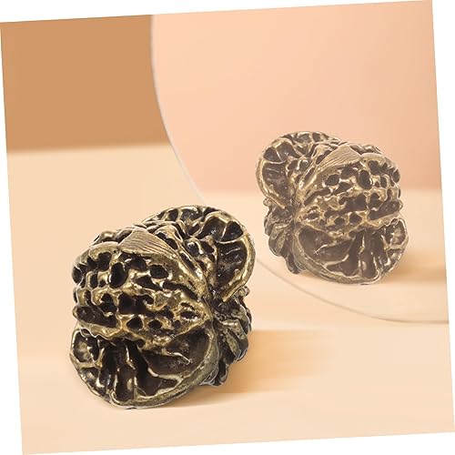 Miniatura 2 de DOITOOL Regalos 2pcs Bolas chinas Regalo Adornos de Mano Colección Nogal Artesanía Sosteniendo Sólido Decorar Balonmano Ejercicio Bola de Ejercicio