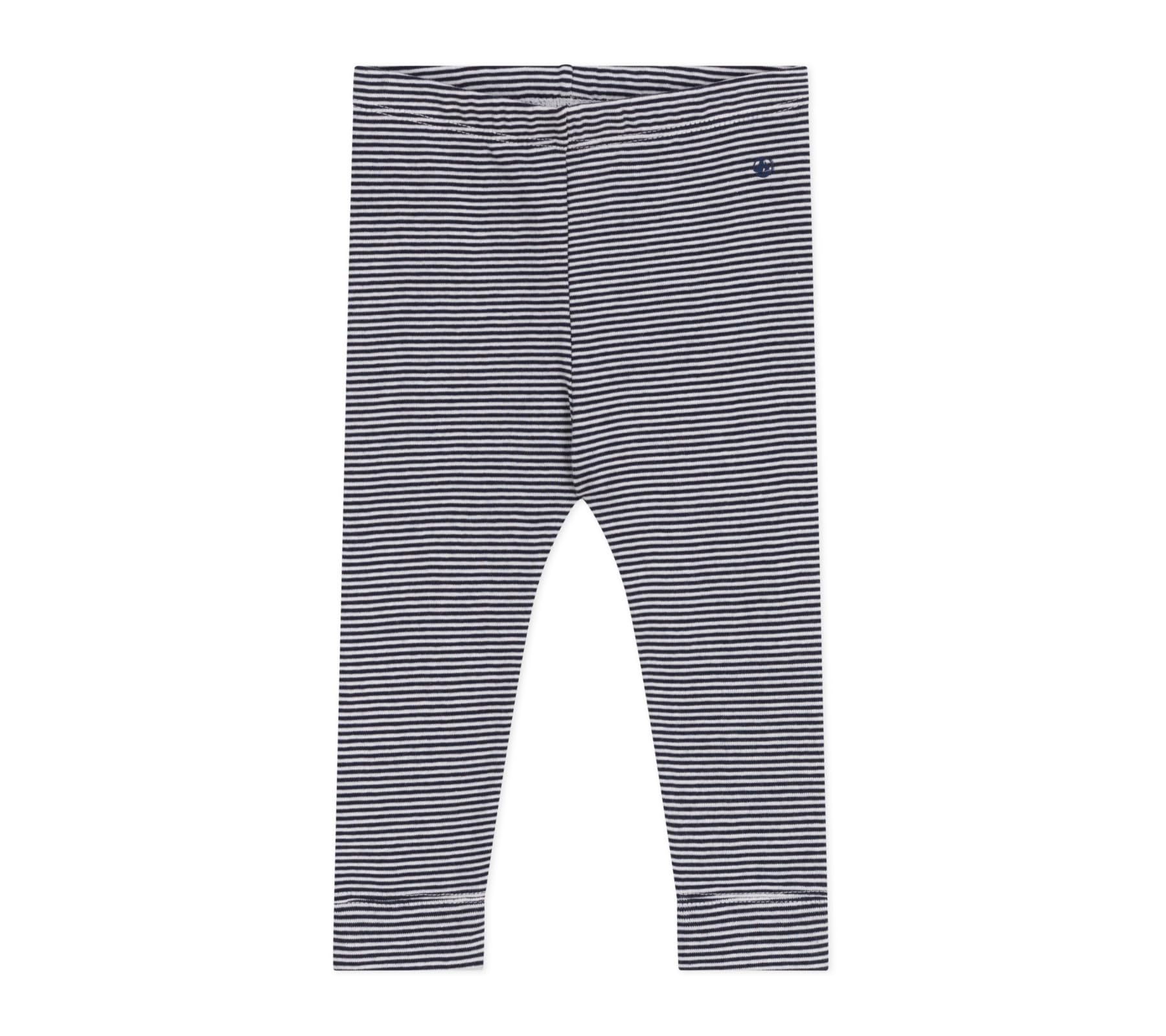 Petit Bateau Baby Girls A0cw3 Leggings, Blue/White, 24 months