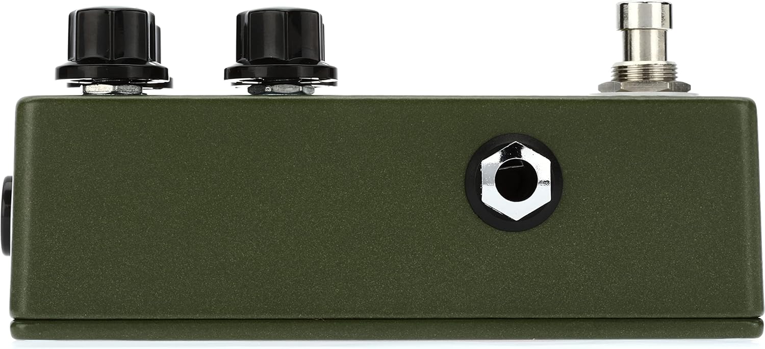 JHS Muffuletta 6-way Fuzz Pedal with Patch Cables - Army Green