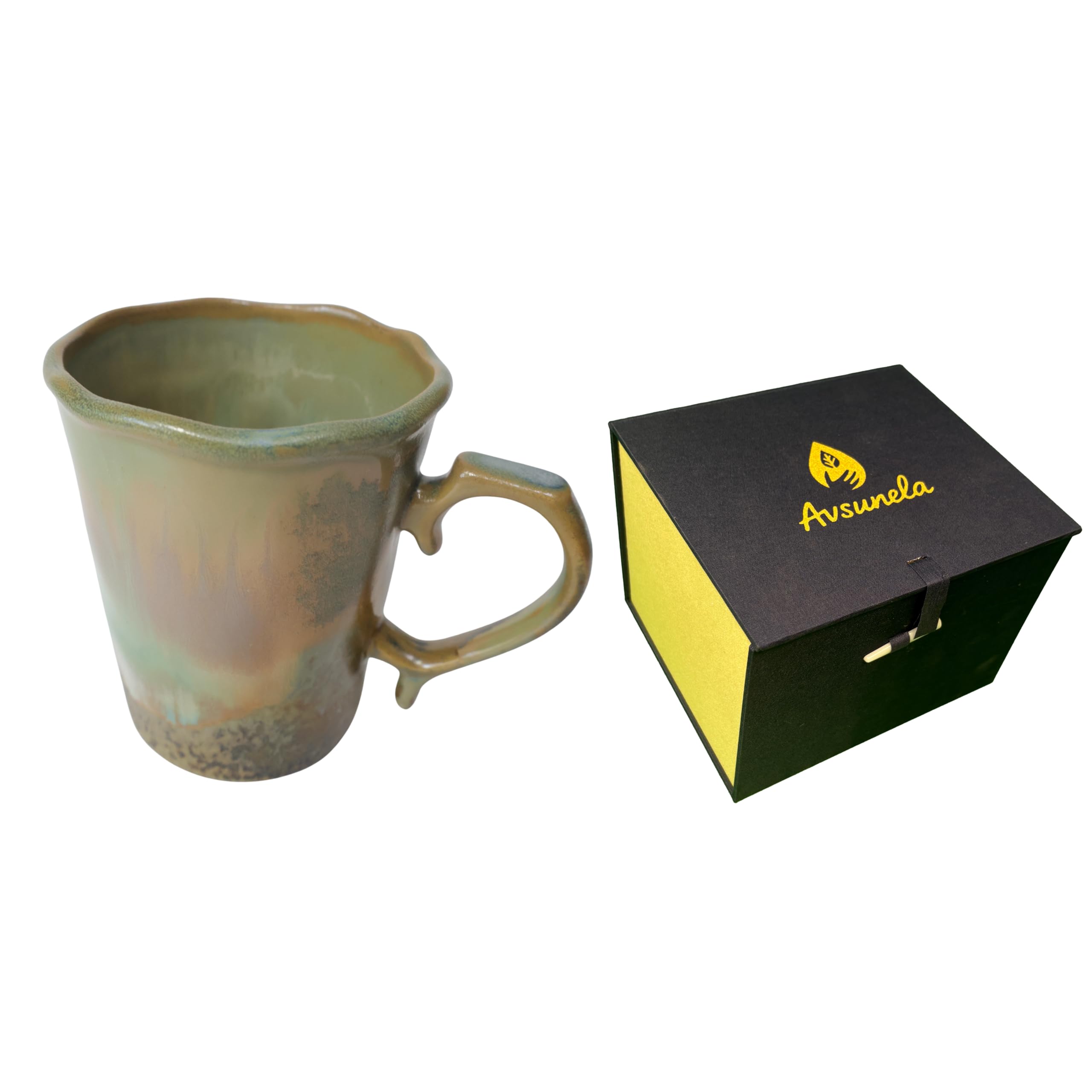 Avsunela Olive Green Mug