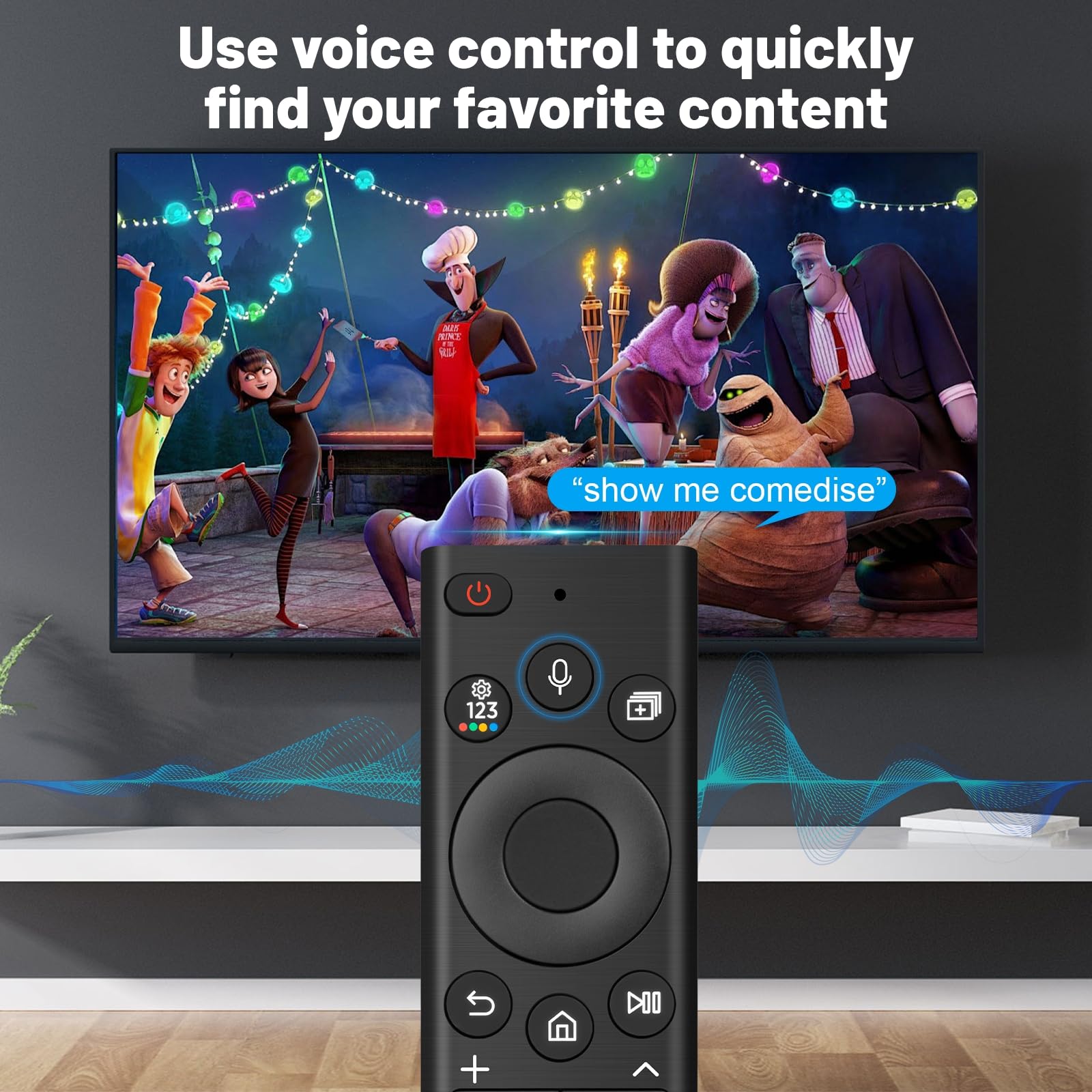 Repuesto para control remoto de TV Samsung, control remoto, control de voz compatible con BN59-01385A 2022, para la mayoría de televisores inteligentes Smasung Crystal UHD QLED The Frame QLED 4K 8K