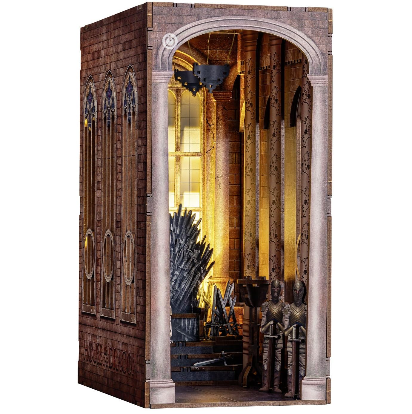 Revell Game of Thrones House of the Dragon Iron Throne 3D Book Nook Kit | DIY 3D wooden p…