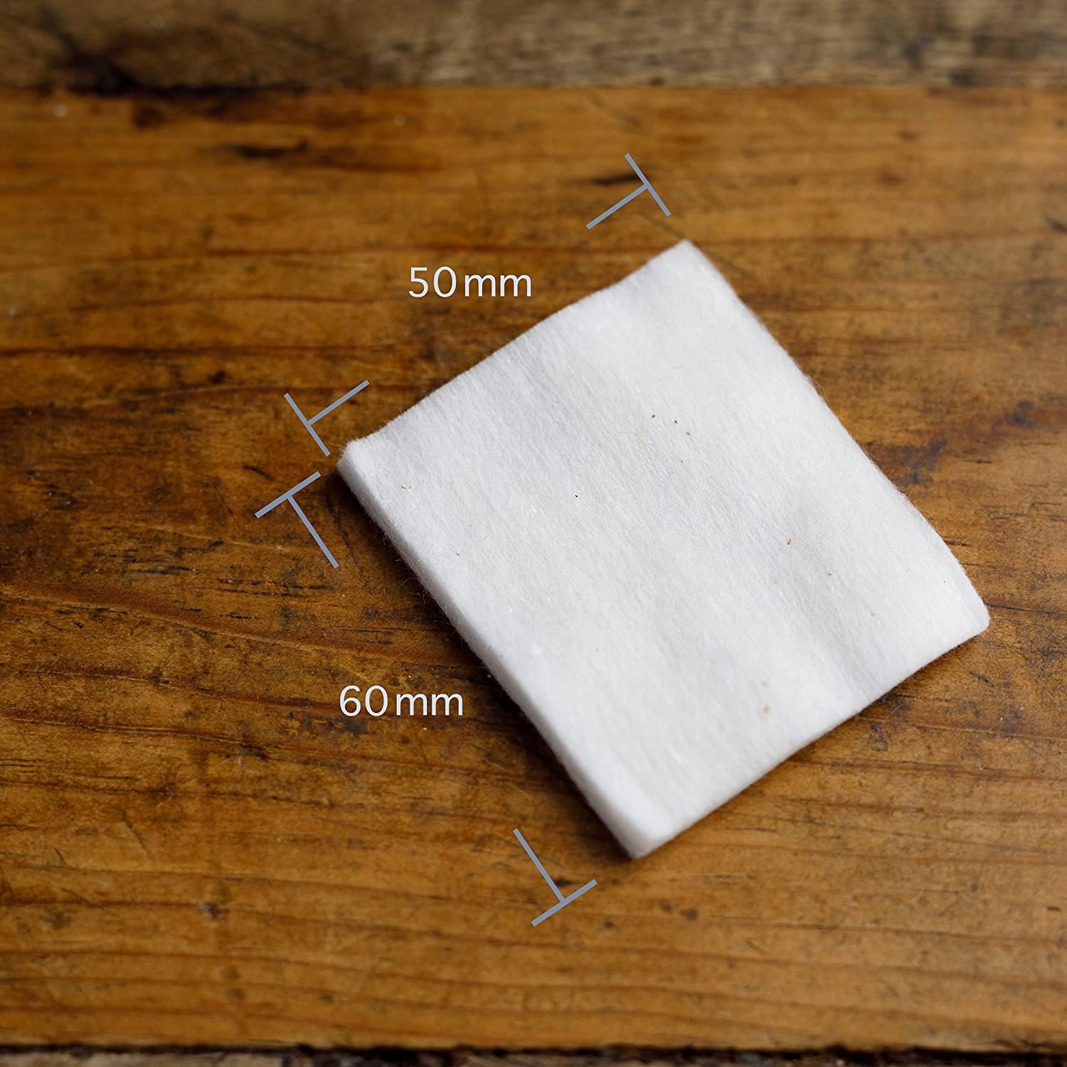 Japanese Organic Cotton Pads 100 Pieces 100% Organic Unbleached [Made in Japan] (2 Packs)