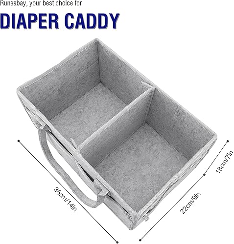 Miniatura 2 de Organizador de pañales, organizador de pañales para el nuevo registro imprescindible, cesta de coche para pañales y toallitas de bebé, cesta de baby