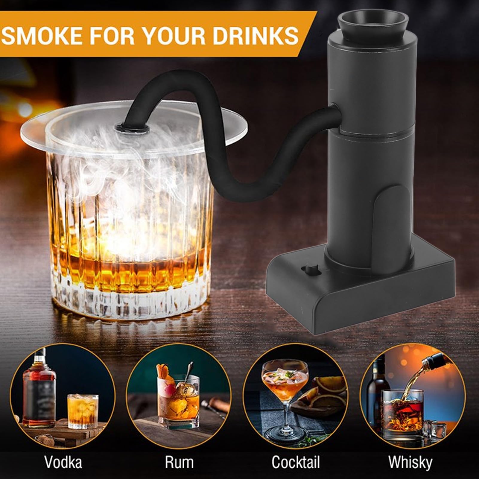 Smoke Infuser, Affumicatore Portatile per il Campeggio all'aperto