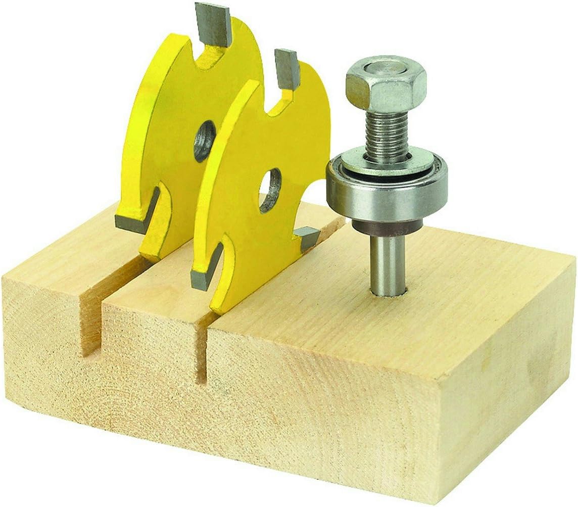 Three Wing Slotting Cutters C2 Tungsten Carbide Tips, Set of 3