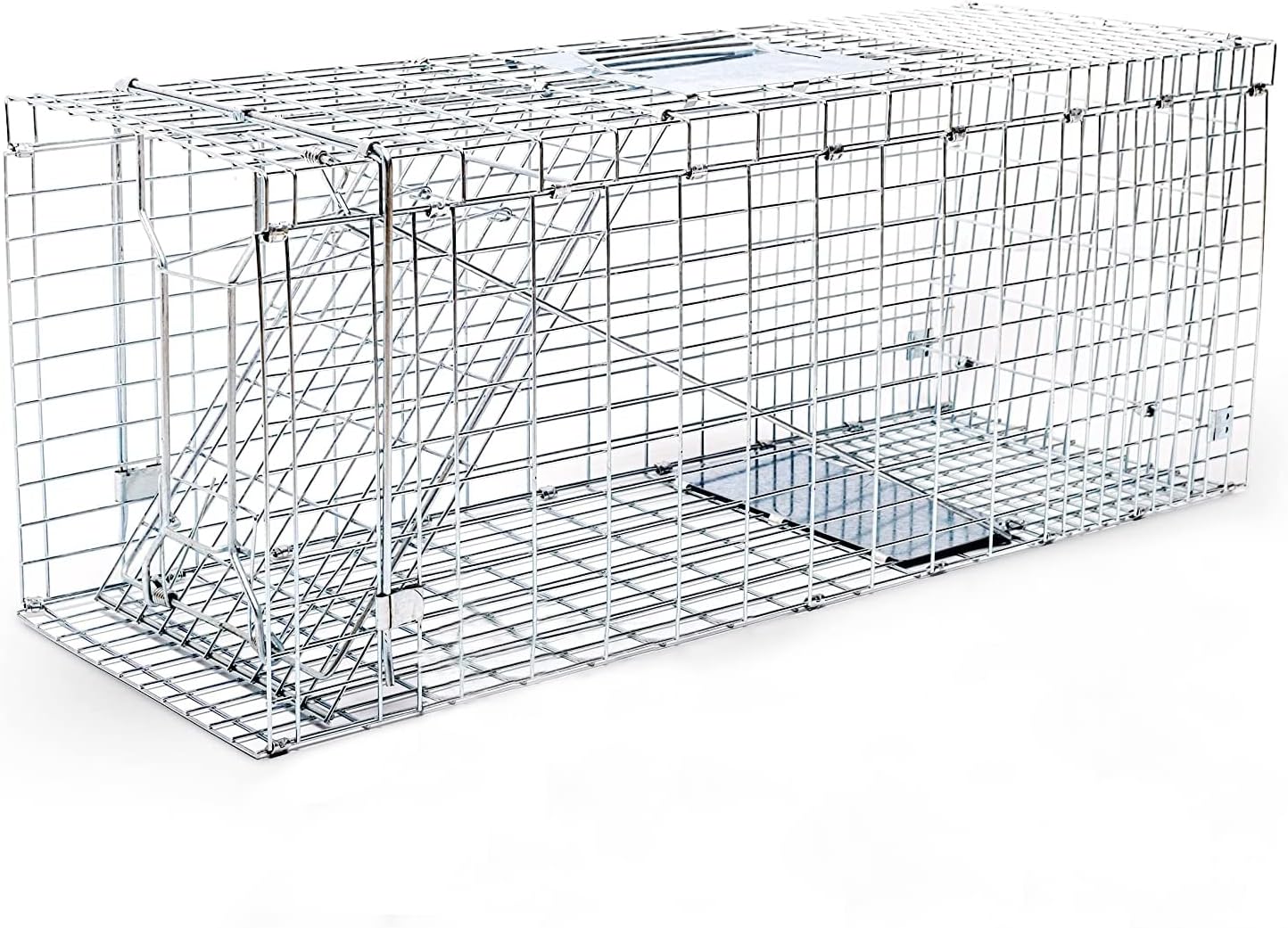 Egardenkart® Cat Trap Live Animal Trap Easy Set One-Door Cage Trap for Raccoons, Stray Cats, Groundhogs, Opossums, and Armadillos