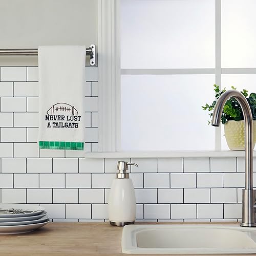 Miniatura 8 de SKL Home Harvest Football Bonfires - Juego de toallas de mano con capucha y calabazas