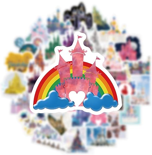 Miniatura 9 de Paquete de 63 calcomanías de tierra, vinilo estético de dibujos animados, impermeables para botella de agua, laptop, teléfono, casco duro,