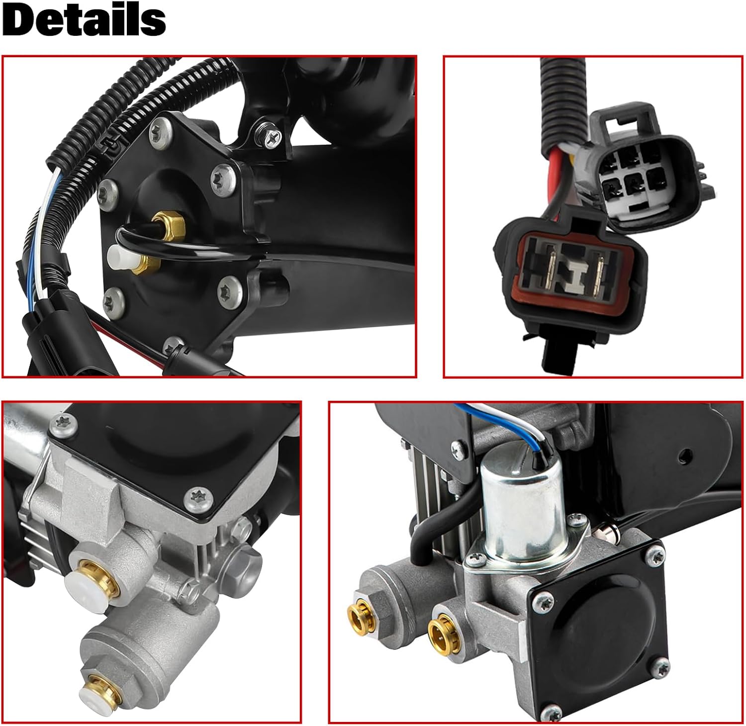 LR023964 Air Suspension Compressor Pump Fits For Land Rover LR3 LR4, Discovery 3, Range Rover Sports Replaces LR015303 LR044360