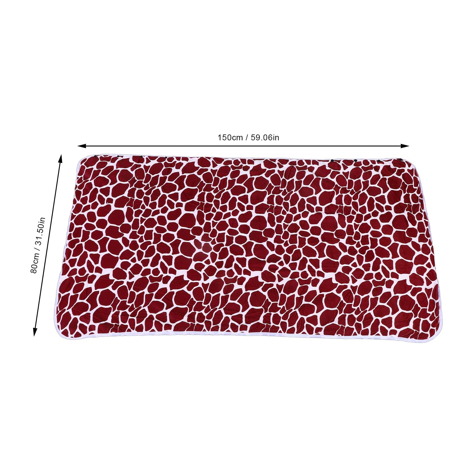 Changor Manta Térmica con Estampado de Jirafa USB, 3 Niveles de Calor, Suave y Acogedora de 59x31,5 Pulgadas