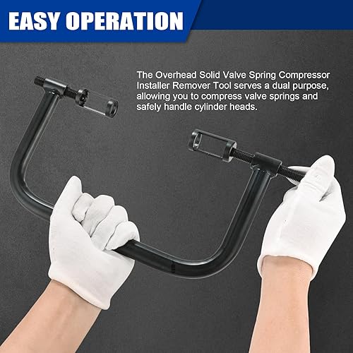 Miniatura 4 de NYXOVA Kit de servicio de abrazadera de compresor de resorte de válvula, kit de servicio de abrazadera en C de compresión automática para ATV,