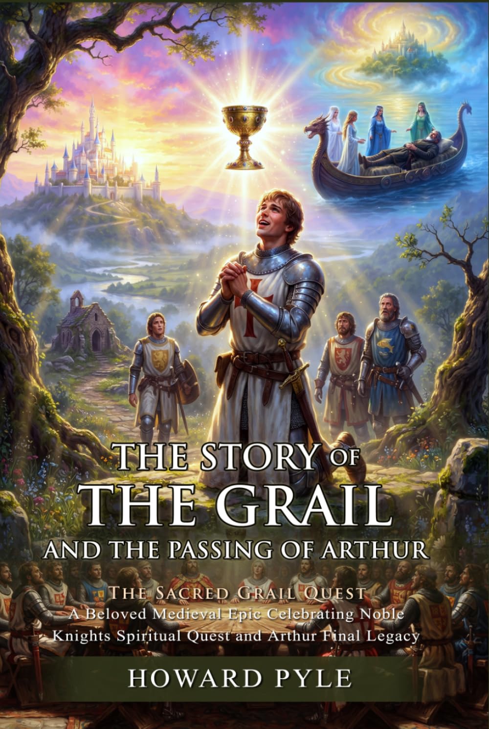 The Story of the Grail and the Passing of Arthur: Epic Medieval Legend: The Final Knightly Path - Illustrated with Biography and Commentary