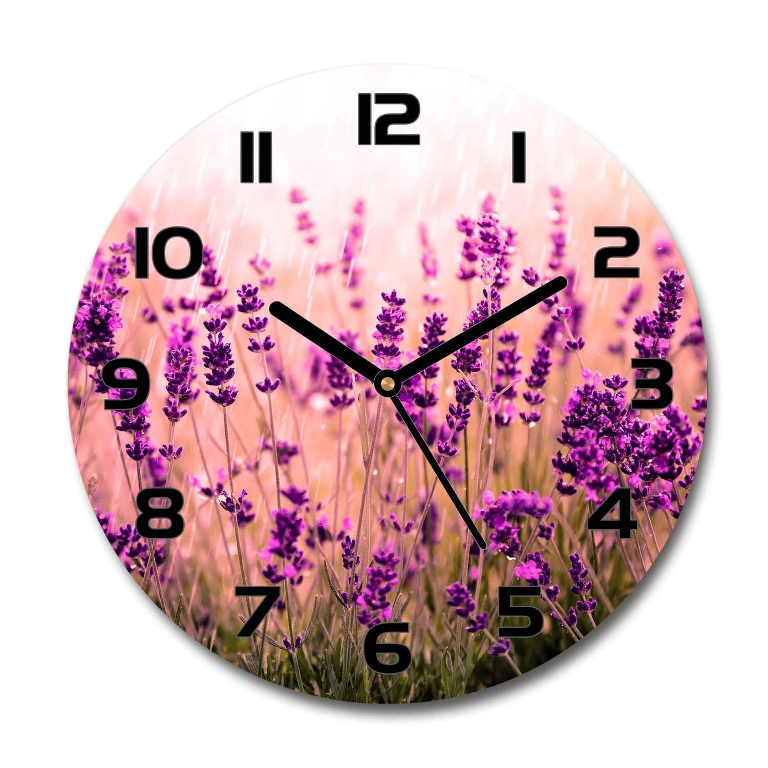 Horloge en verre de sécurité Tulup 60x60cm de qualité premium