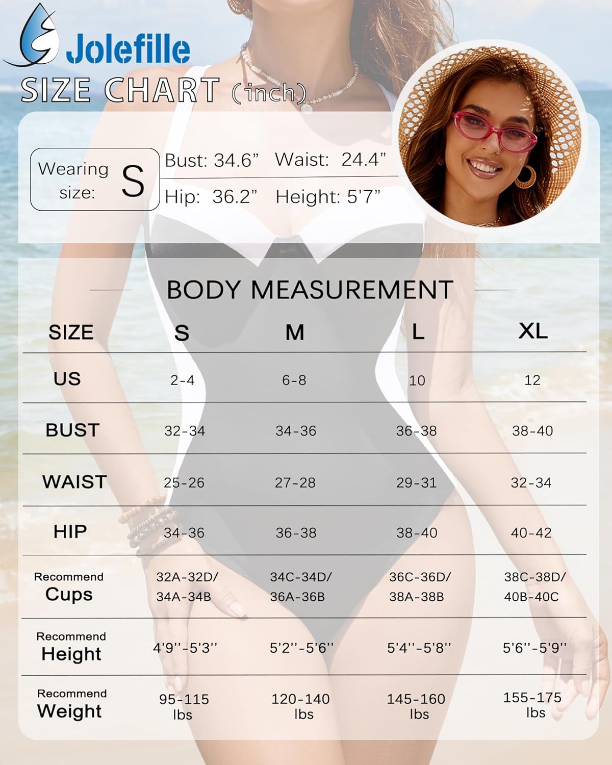 Jolefille Slimming One Piece Swimsuit Women Tummy Control Bathing Suit Modest Swimwear Lace Up Back Shapewear Swim Suits 2025 - Image 6