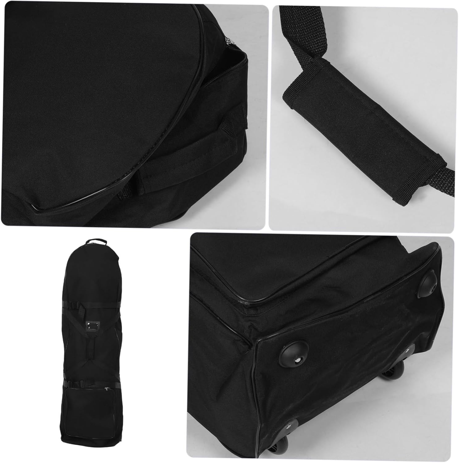 Waterproof Golf Travel Bag with Wheels Airline Approved Club Protector Rain Cover Multipurpose Large Capacity Organizer for Airplane and Car Trips