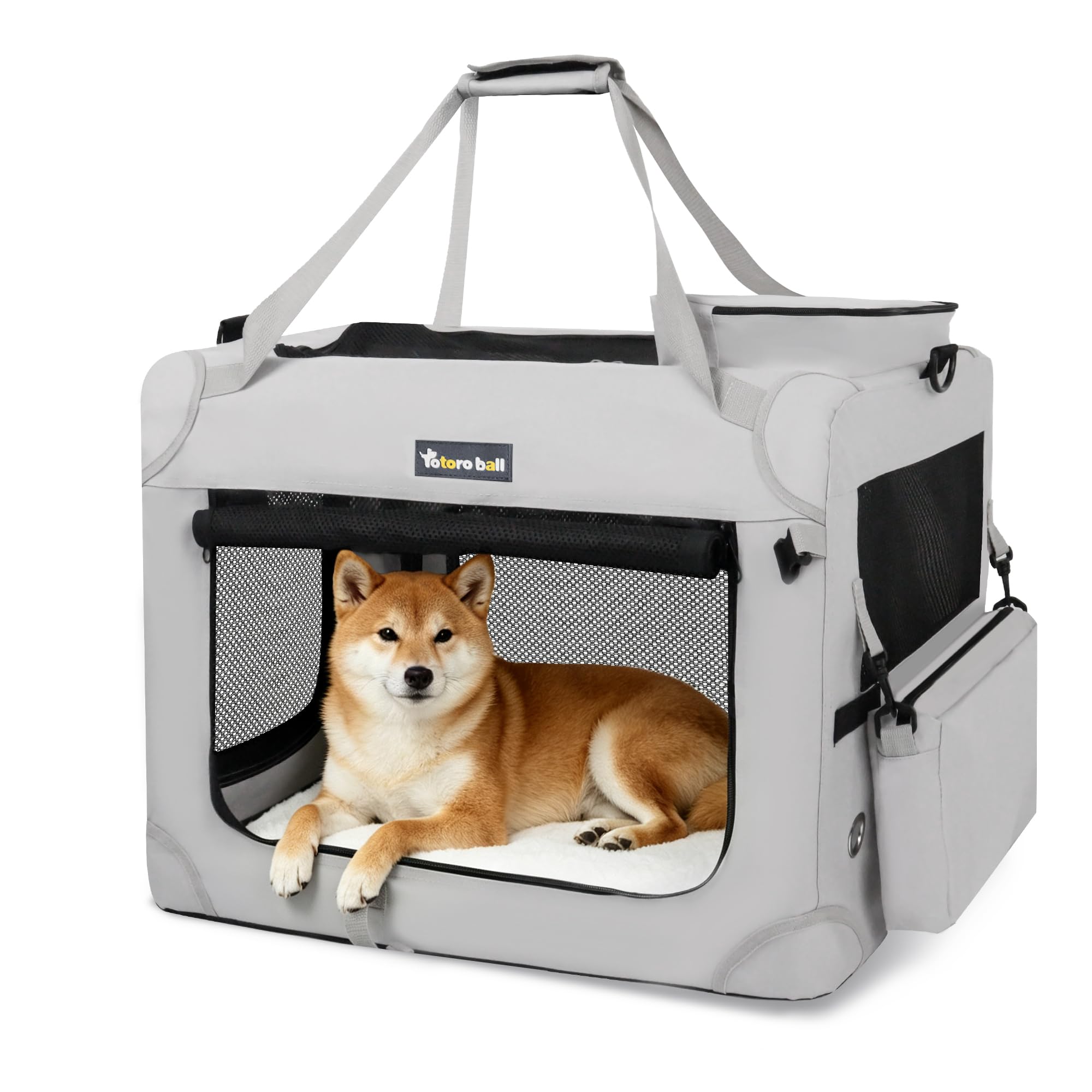 Amazon.co.jp: Totoro ball 犬用キャリーバッグ ソフトクレート 犬