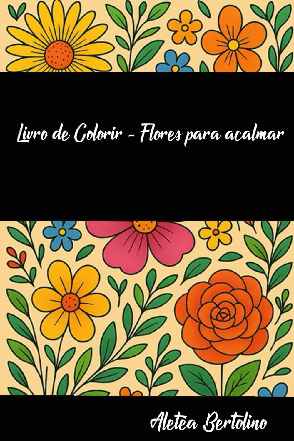 Livro de Colorir - Flores para acalmar