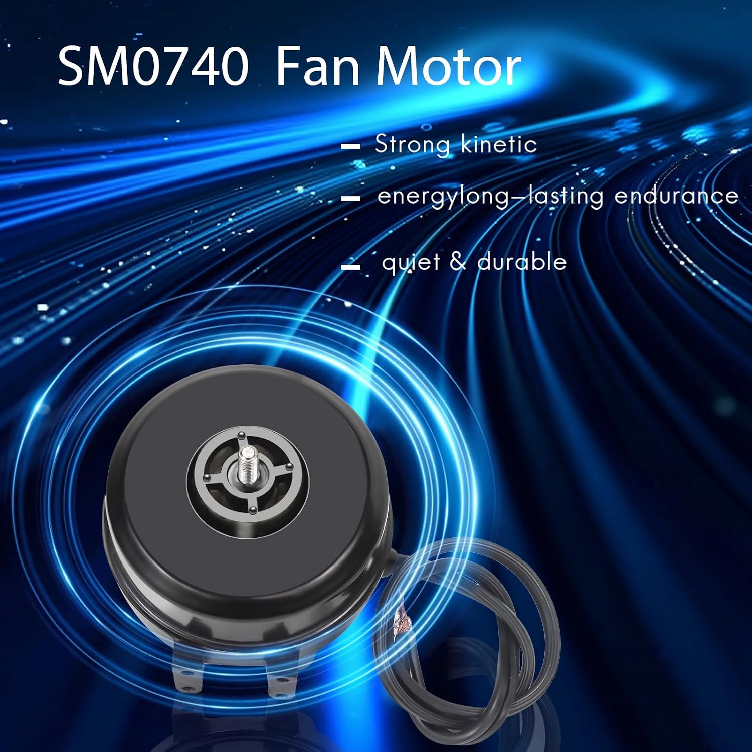 4200740 SM0740 Fan Motor Upgrade Kit with Fan Blades 120V 1550RPM 2.3W Aluminum Blades