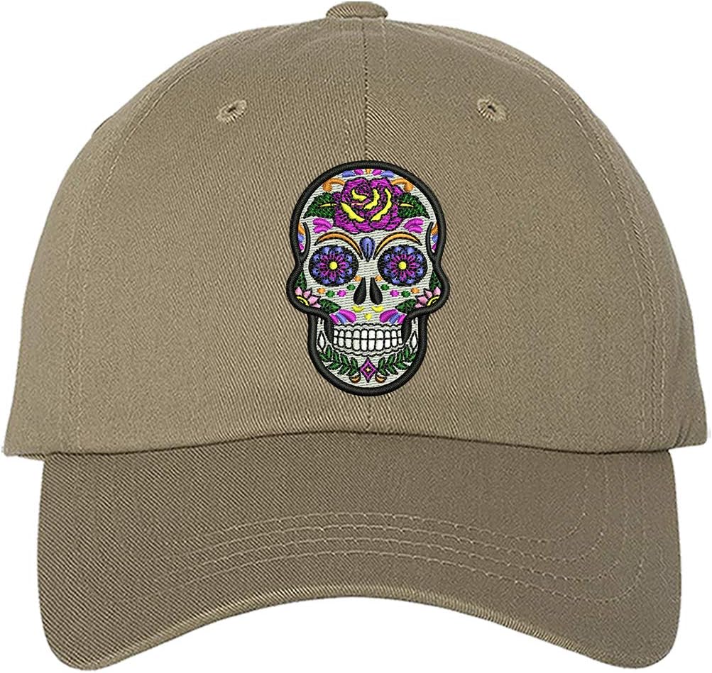Dia De Los Muertos Embroidered Unisex Baseball Hat - Day of The Dead Dad Hat