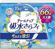E【15cc】チャームナップ 吸水さらフィ 66+2枚を12袋 ナプキンサイズ チャームナップ 吸水さらフィ 長時間安心用 羽なし 150cc 29cm