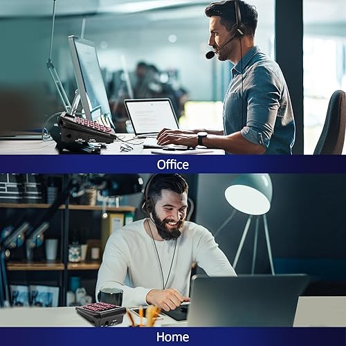 Miniatura 7 de AGPtek auriculares binaurales con cable, manos libres, micrófono y cancelación de ruidos externos (5opciones de colores).