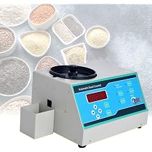 Electric Seeds Counter,Automatic 1000Pcs/3Min Quantity Counter Machine with Led Display,Adjustable Speed 3-7 Gears,Preset Automatic Stop,Self-Adjustment for Corn Wheat Vegetable