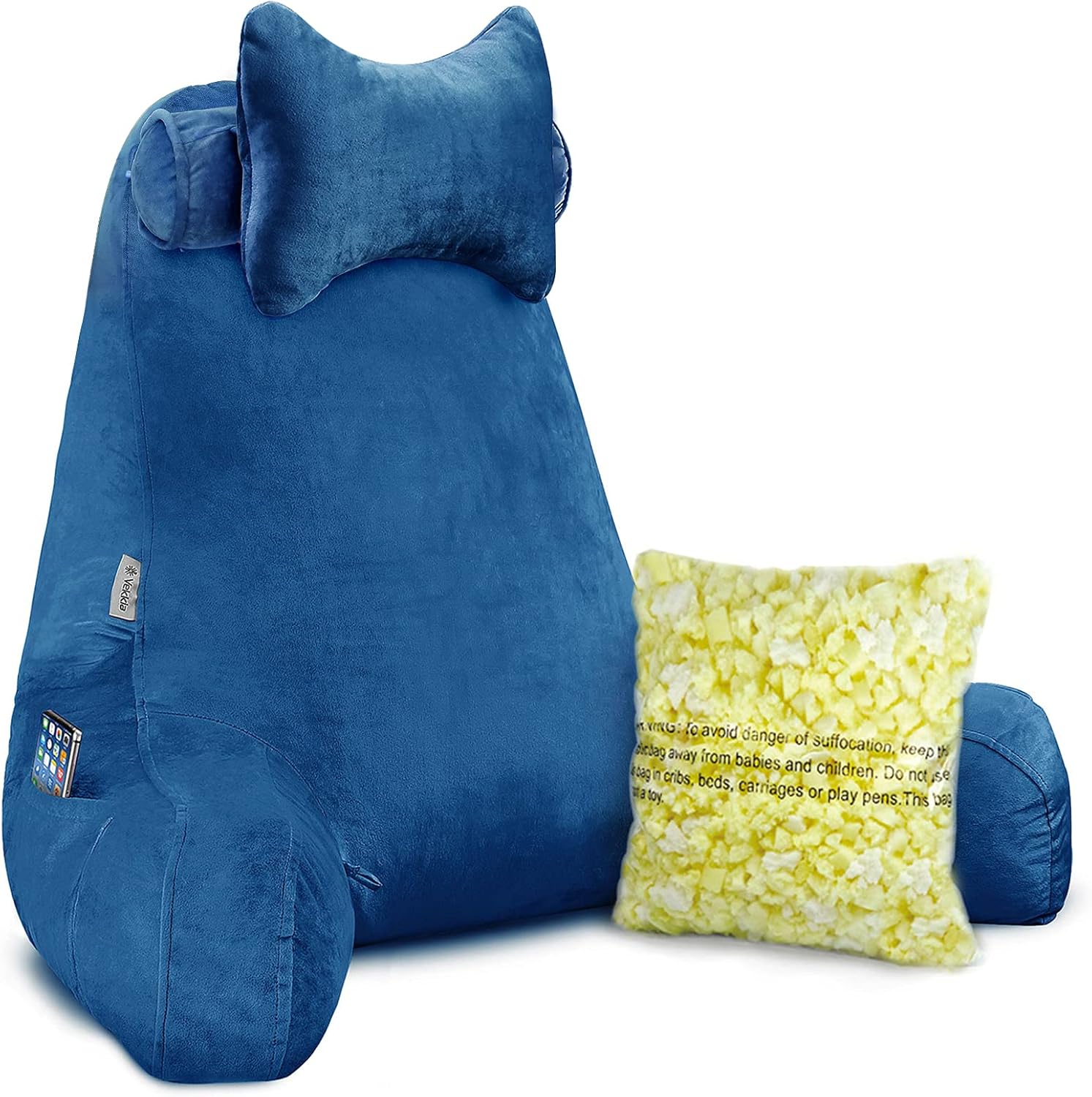 fuzzy bed rest pillow