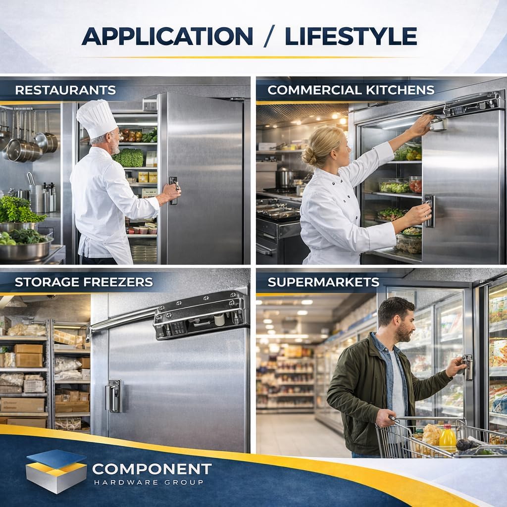 CHG (Component Hardware Group) R35-1105 Latch With Strike Mechanical Straight Handle For Chg Series 2830 59-1105 221097