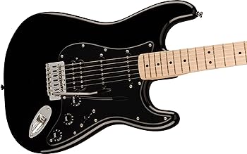 Squier Sonic Stratocaster HSS ブラック Squier Sonic Stratocaster HSS, Black – Elderly Instruments