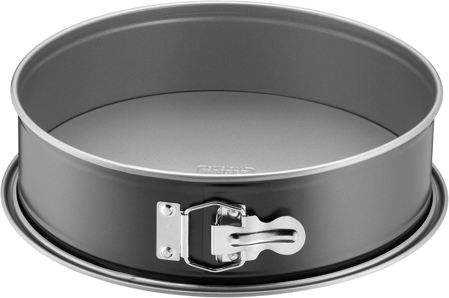 Kaiser Springform Pan with 2 Bases, Stainless Steel Black, 28 cm