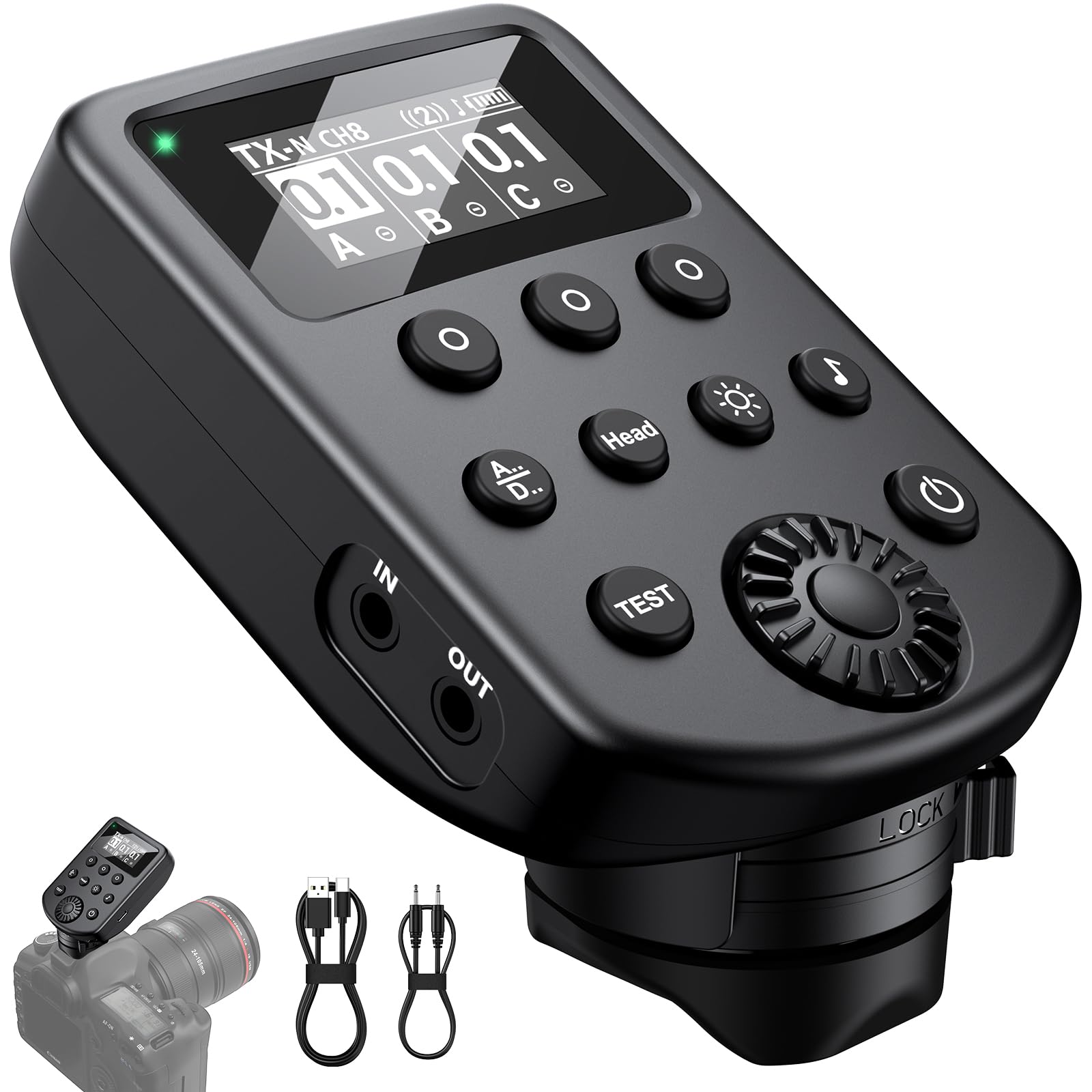 AODELAN Trigger flash wireless compatibile con Profoto Air1 e Air2, per Canon, per Sony, per Nikon, per Olympus, per fotocamere Fujifilm 650FT Telecomando 100 canali 6 gruppi, sostituisce Connect Pro