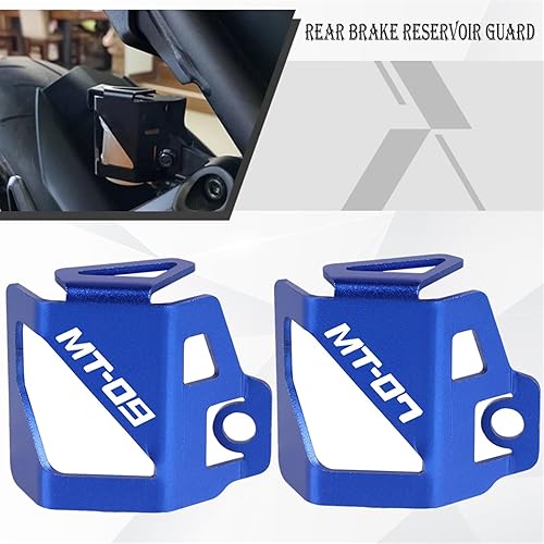Miniatura 4 de Tapa de rosca para motocicleta, cubierta protectora de depósito de líquido trasero para Yamaha MT07 MT09 MT-07 MT 07 09 2015-2022 (color MT07 gris,