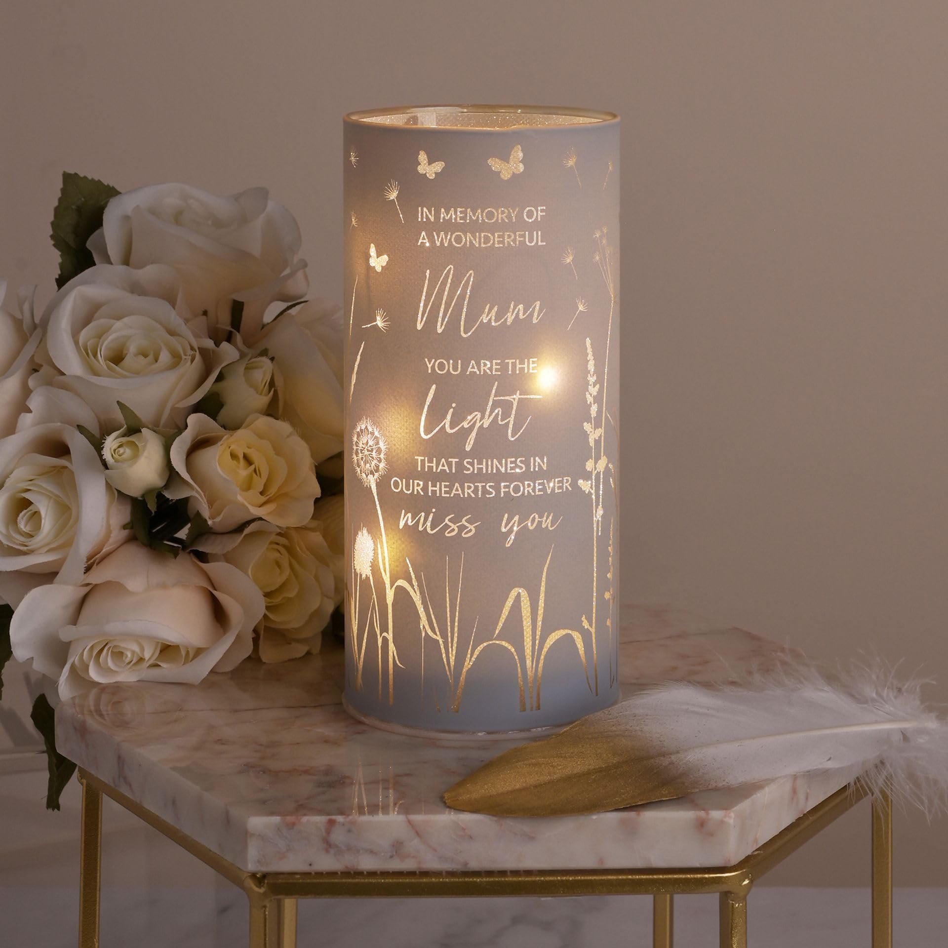 Widdop Thoughts of You LED Memorial Tube Light - Mum - Commemorative Light Present Memory Sentimental Message - Image 4