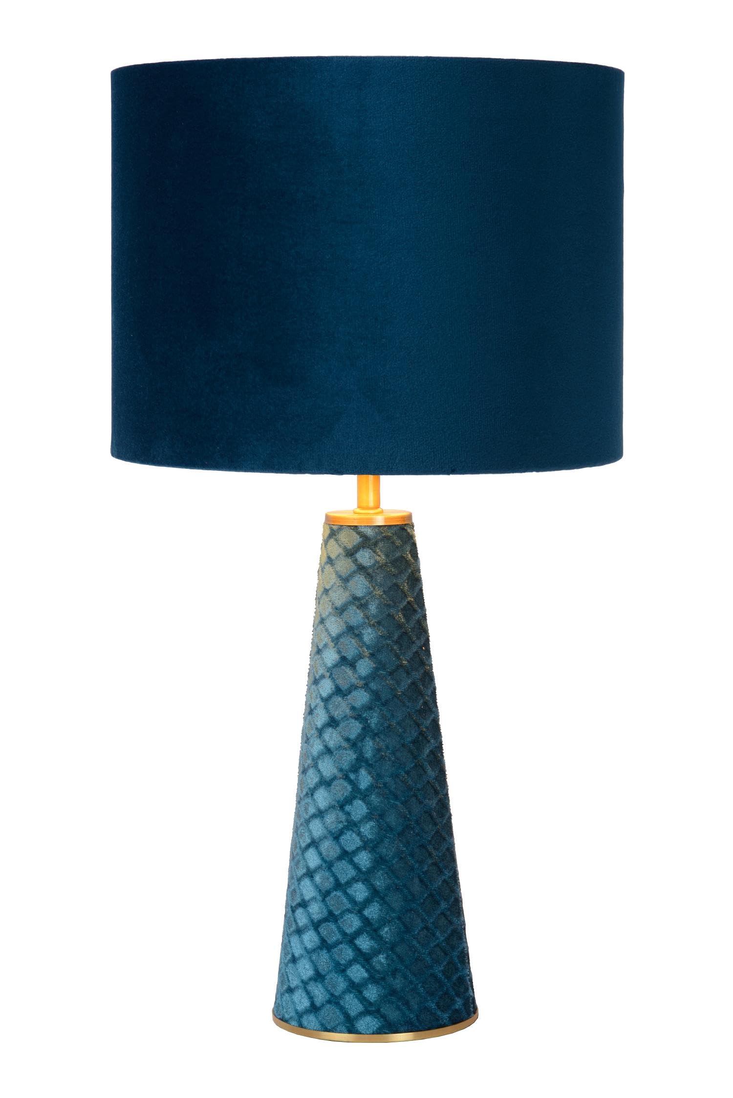 LUCIDE EXTRAVAGANZA VELVET - Tischlampe - Ø 25 cm - 1xE27 - Türkis