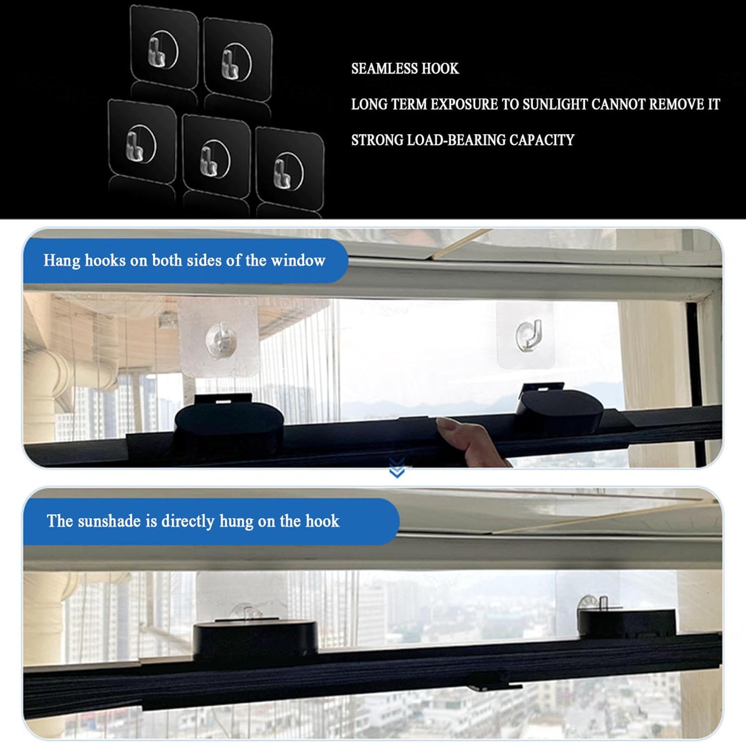 Blackout Pleated Blind with Suction Cups,Retractable Sunshade for Window,Temporary Portable Privacy Screen,for Inclined Plane Room Windows,Easy Fit,W*H-80 * 140cm