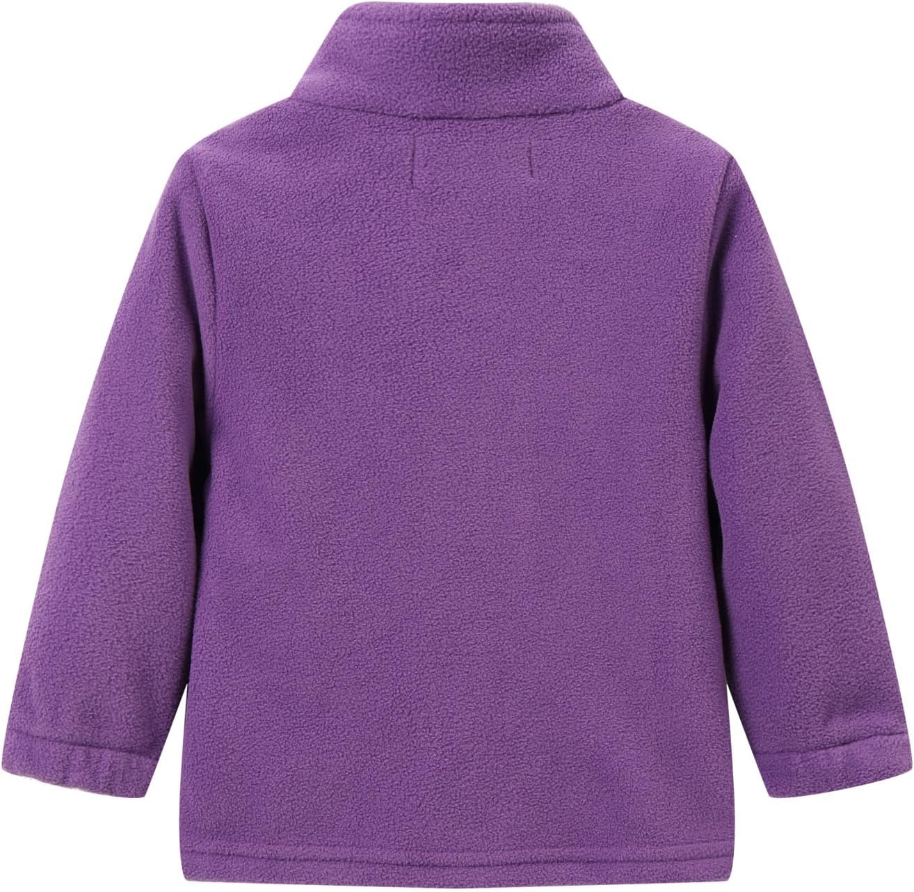 Mud Kingdom Boys Girls Quarter Zip Sweatshirt Polar Fleece Long Sleeve Shirts Mock Neck Fall Pullover Tops - Image 3