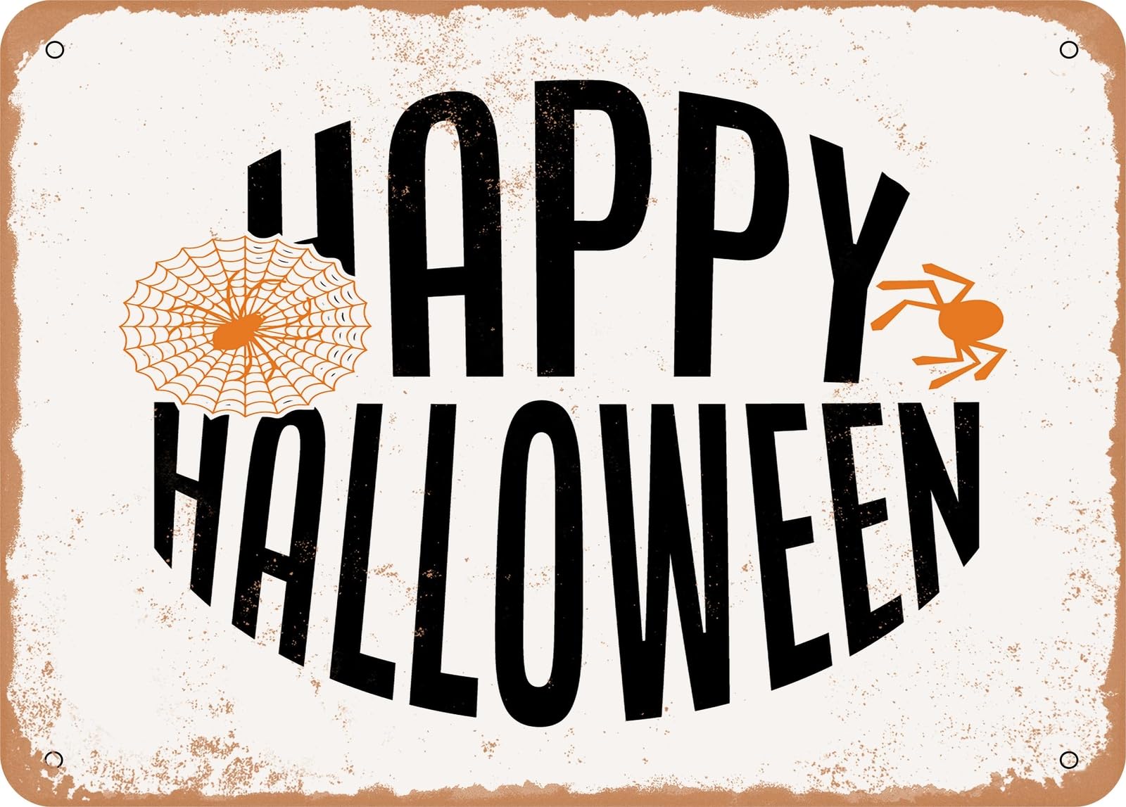 Metal Sign - Happy Halloween - Vintage Rusty Look Sign home decor