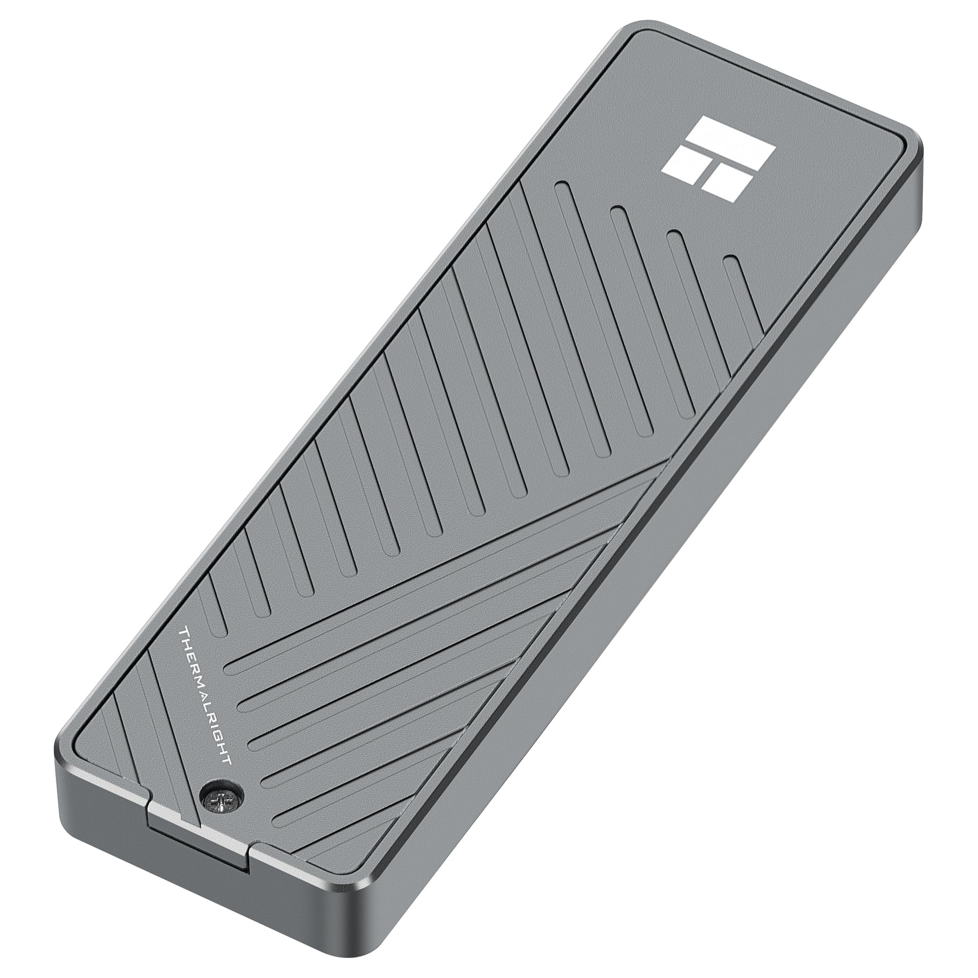 HR-EB101 AC Grey M.2 NVMe SSD Enclosure, 10Gbps USB-C, 2230-2280