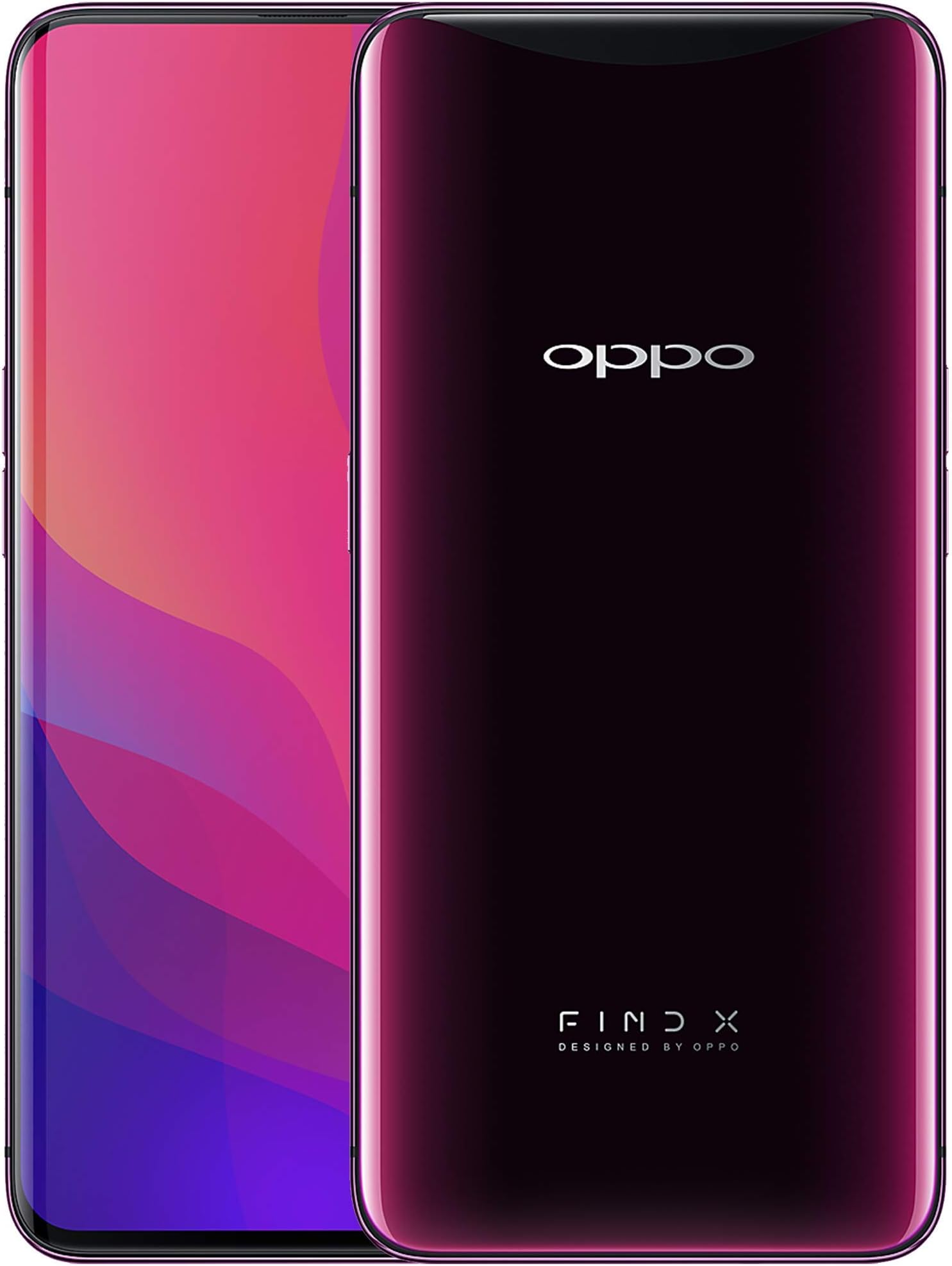 Oppo Find X Dual-SIM 256GB (GSM Only, No CDMA) Factory Unlocked 4G/LTE Smartphone - International Version (Bordeaux Red)