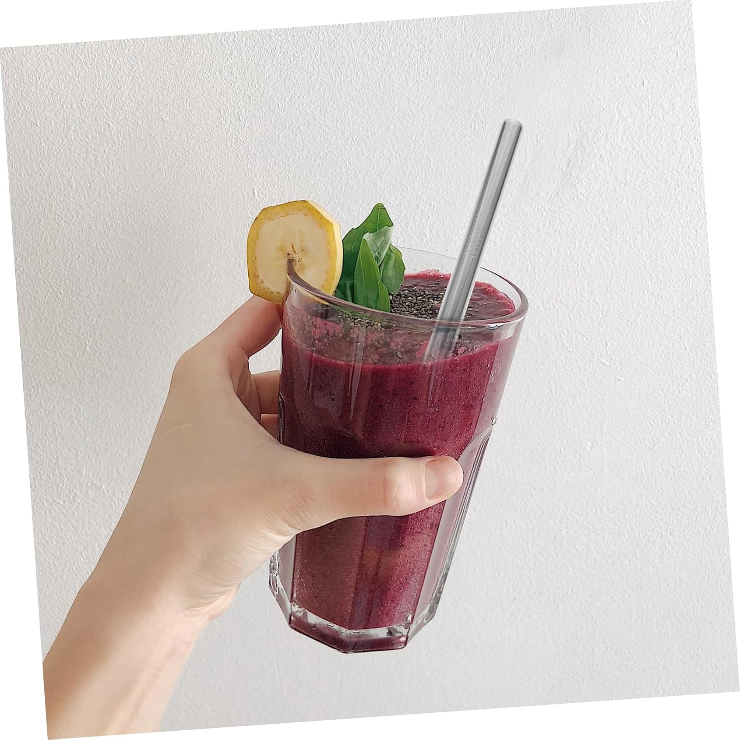 PRETYZOOM 3sets Reusable Straws Travel-friendly for Milk Juice Ice Sundaes Easy to Clean Brush Storage Bag