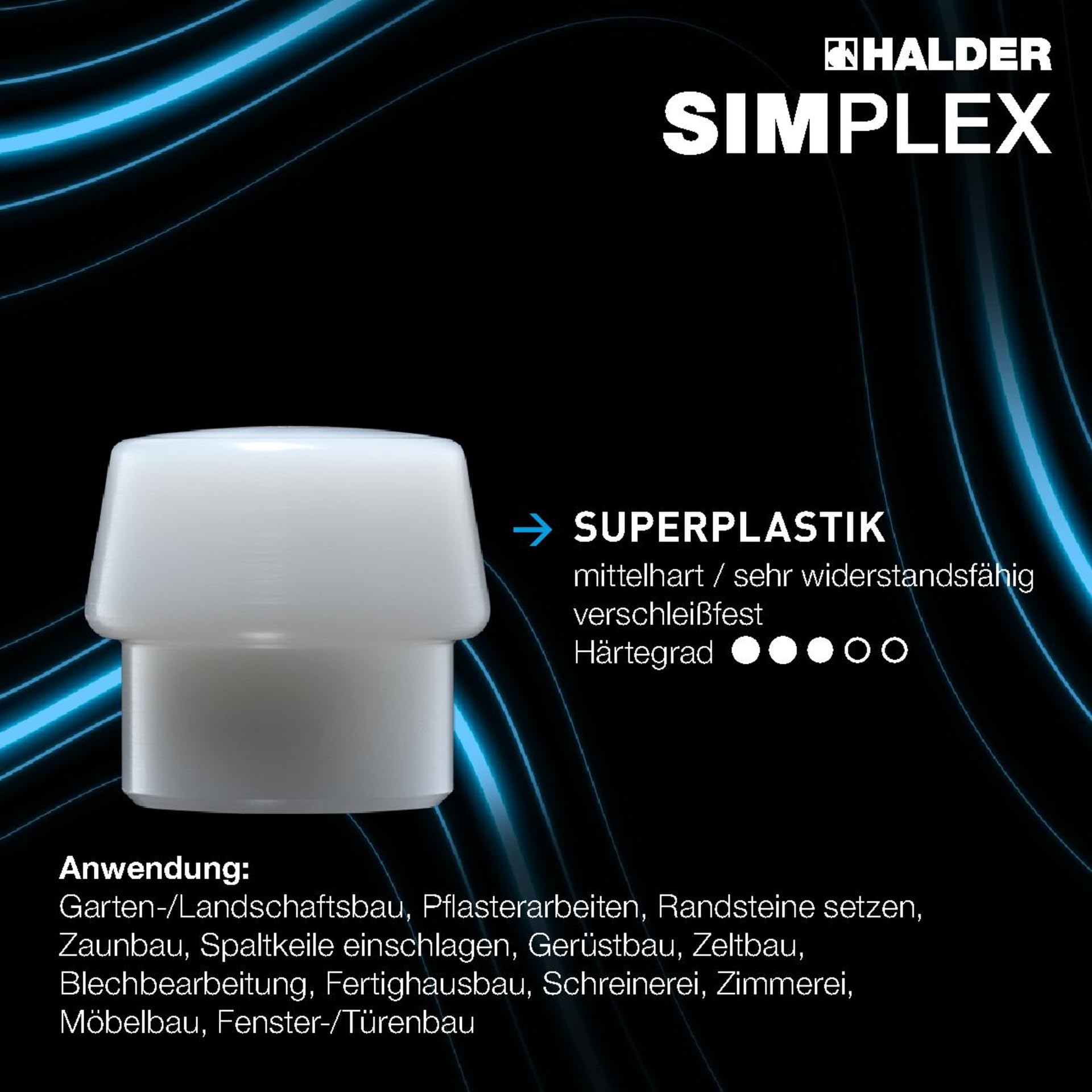 HALDER Aktionsbox Dreamteam Innenausbau SIMPLEX-Schonhammer TPE-soft Superplastik SECURAL-Schonhammer 3117s003