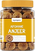 AYUORGANIX Premium Afghani Anjeer 400gm | Naturally Soft Juicy Dried Figs Dry Fruit | No Added Sugar | Rich Source Of Fiber | Low in Fat Healthy Snack Jar Pack