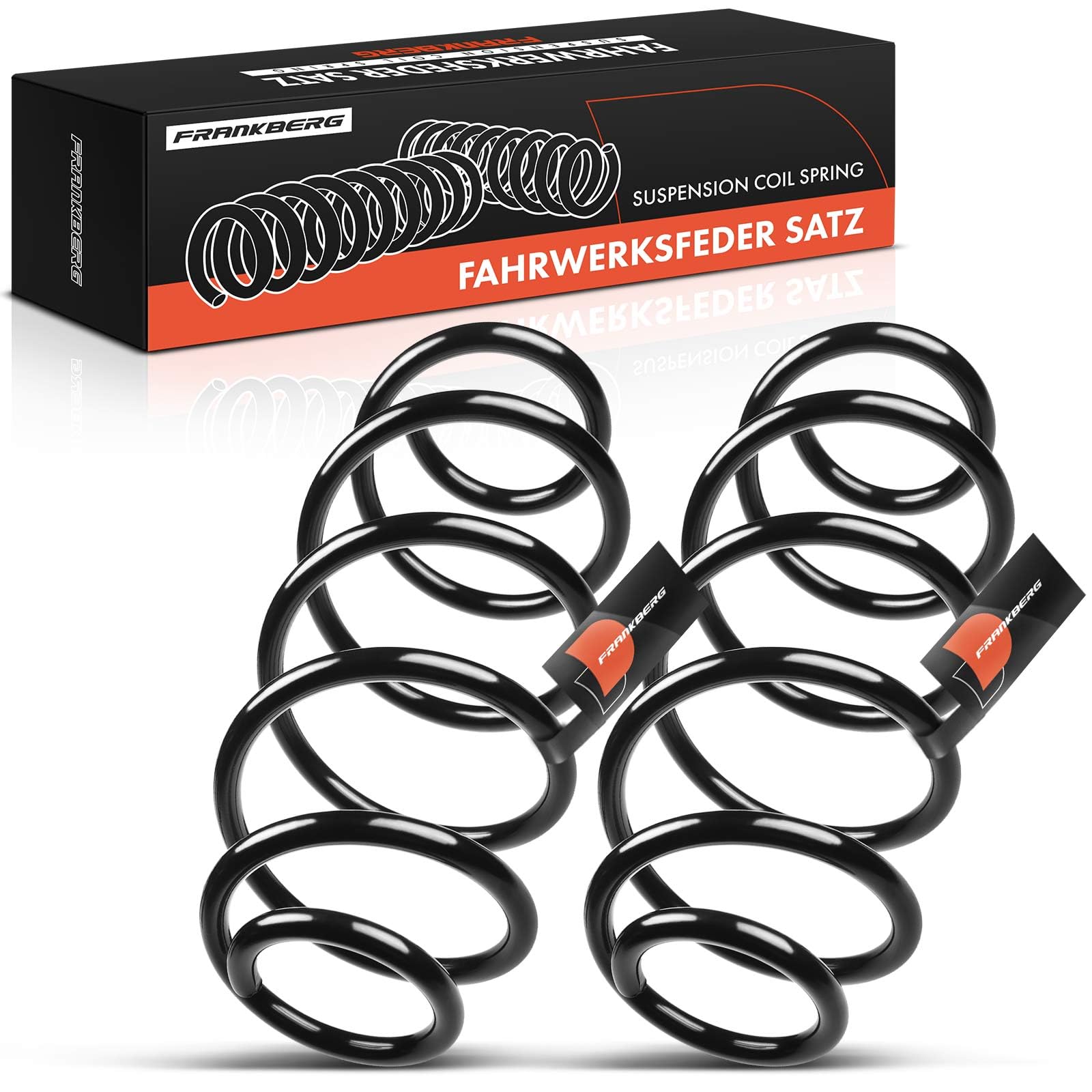 Frankberg 2 ressorts de suspension pour essieu avant 5002VS | Compatible avec: Partenaire plateau/châssis, Berlingo plateau/châssis B9, C4 Grand Picasso I UA, C4 Picasso I MPV UD