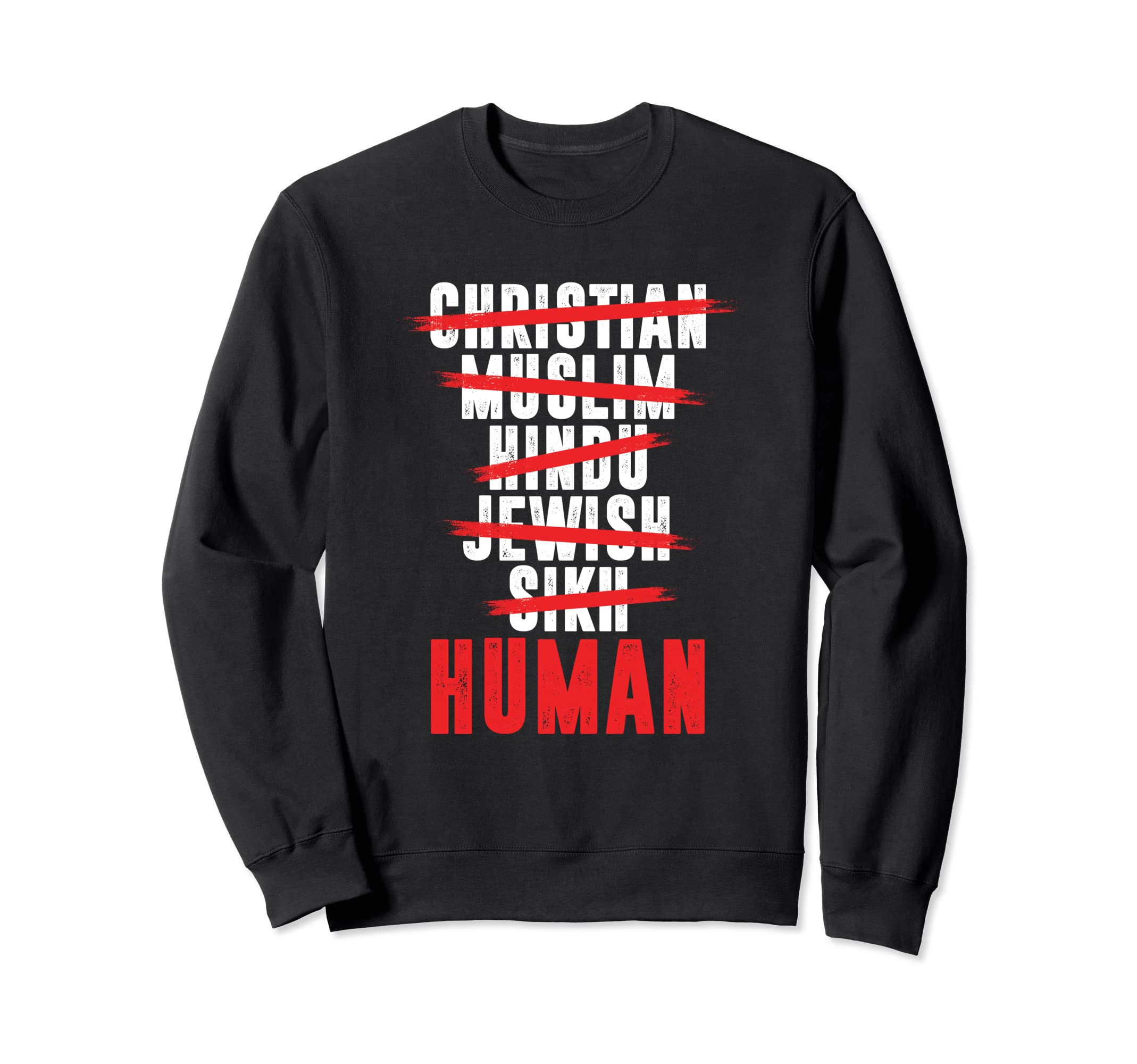 Religion Believer Christian Muslim Human Hindu Sikii Gift Sweatshirt