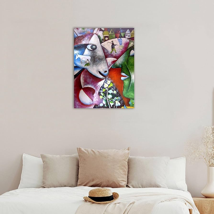 シャガール　私の村レプリカ　額付き 楽天市場】シャガール 私と村 複製の通販