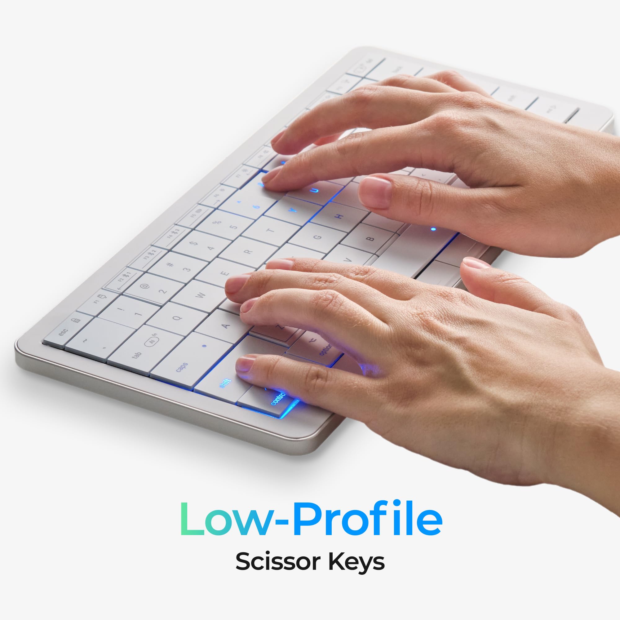 Clevetura CLVX S Mac | Touch On Keys & Gestures AI Keyboard