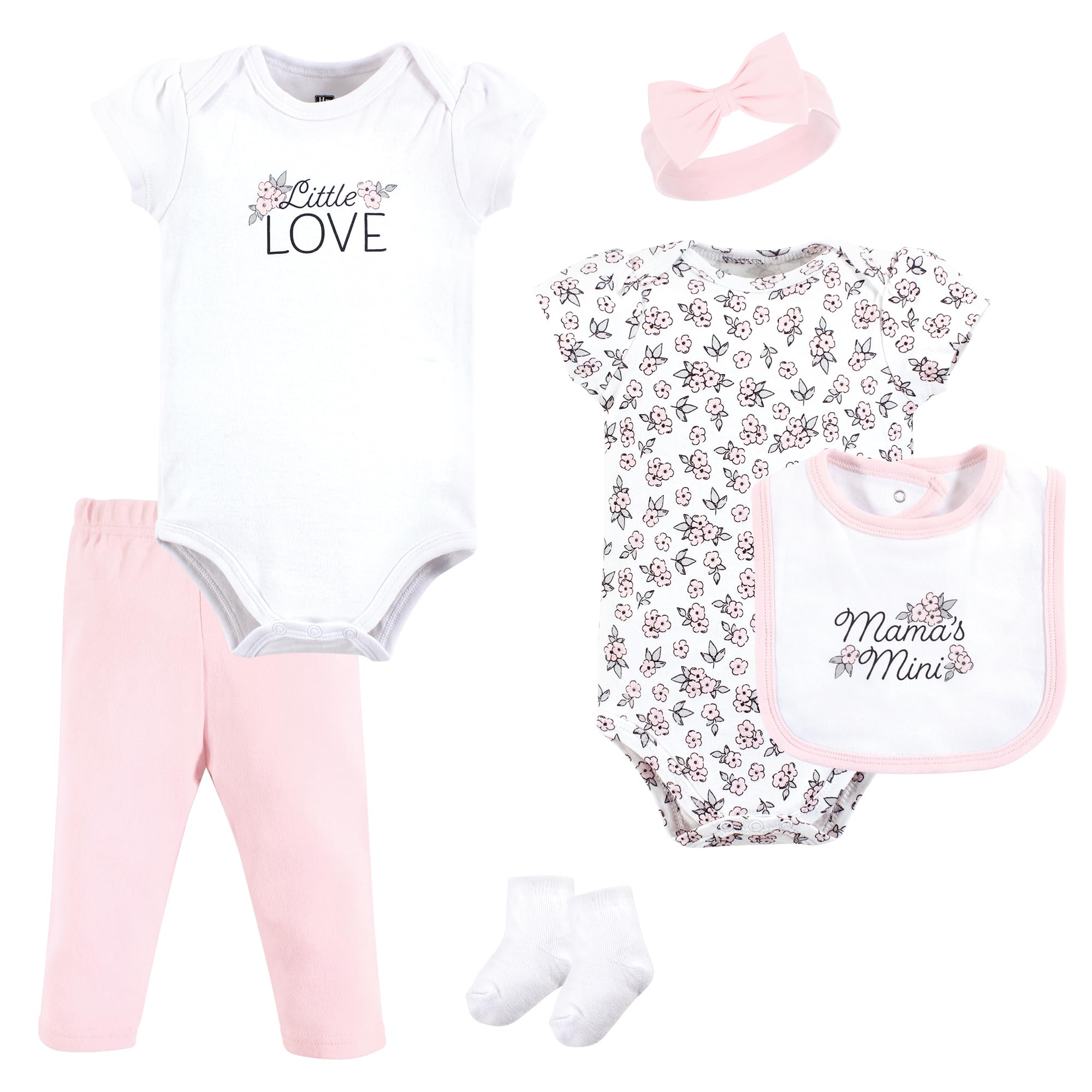 Hudson Baby Unisex zestaw bawełnianych wyprawek dla niemowląt