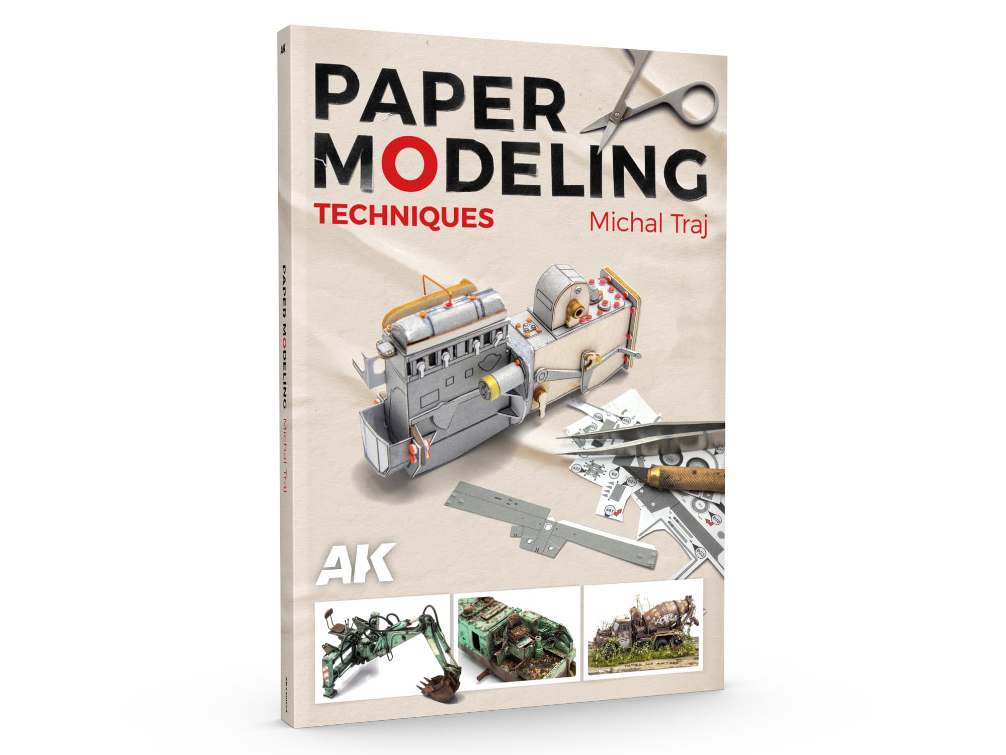 AK Book AK130024 Paper Modeling Techniques (144 Pages) (EN)