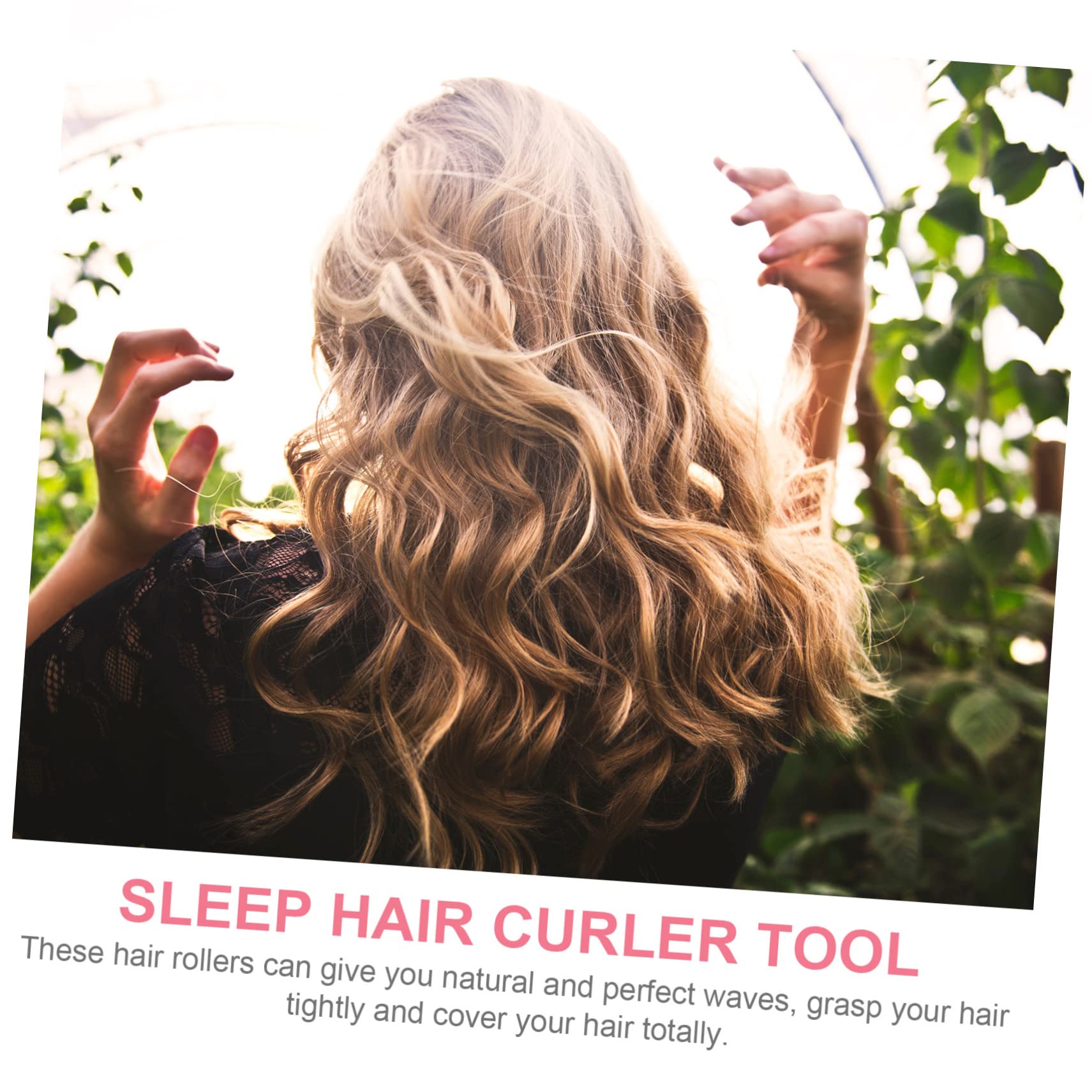 FRCOLOR 30stücke Teiliges Fleece Lockenwickler Hitze Für Sanfte Schlaf-haarstyler Für Geschädigtes Haar Aufwickeln Und Bequemes Tragen